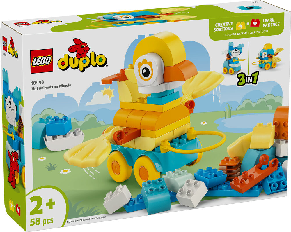 10448 LEGO DUPLO Town 3-i-1-dyr på hjul