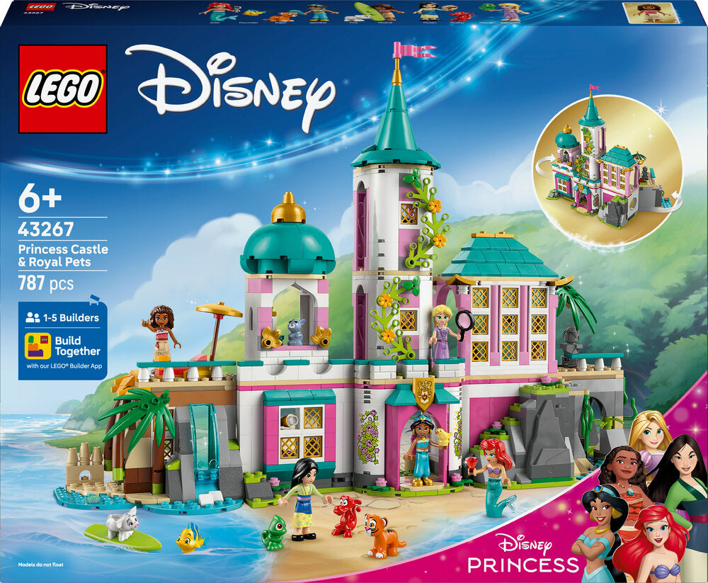 D2 43267 LEGO Disney Prinsesseslot og royale kæledyr