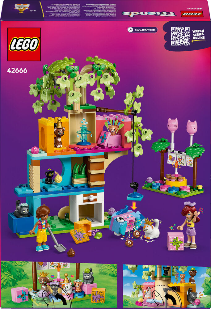 42666 LEGO Friends Katte-fødselsdagsfest og trætophus