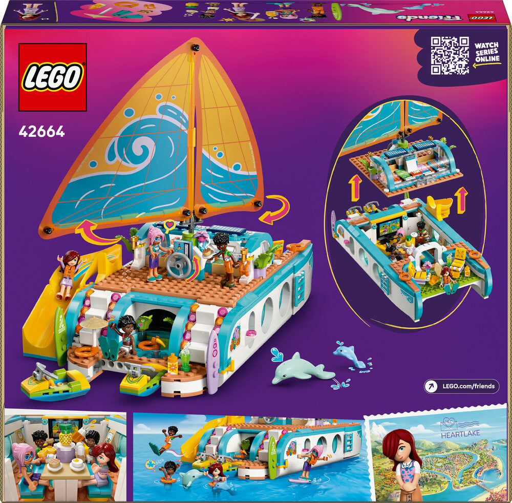 D2 42664 LEGO Friends Eventyrfyldt bådrejse