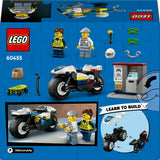 60455 LEGO City Politimotorcykel på forbryderjagt