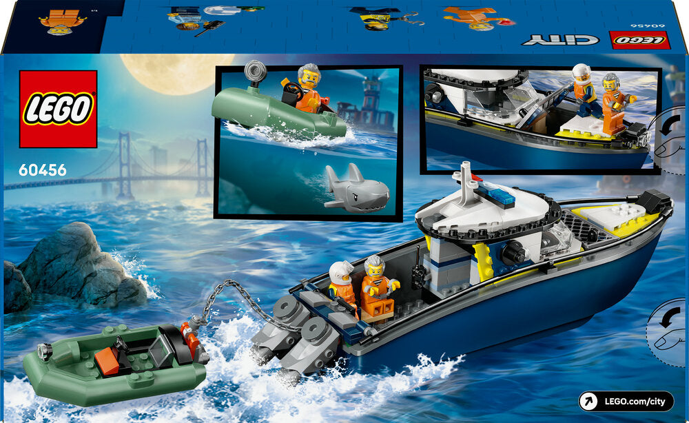 60456 LEGO City Politibåd på forbryderjagt