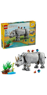31171 LEGO Creator Vilde dyr: Majestætisk næsehorn med fugle