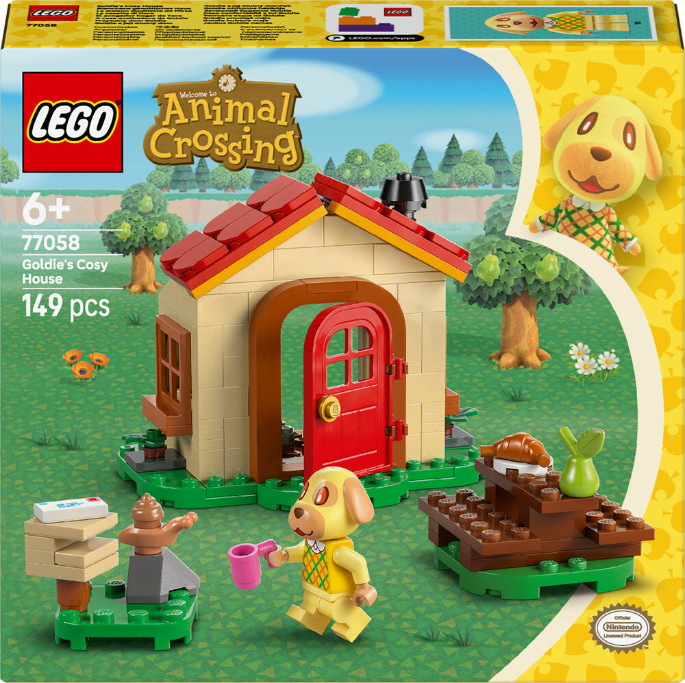 77058 LEGO Animal Crossing Goldie i sit hyggelige hus