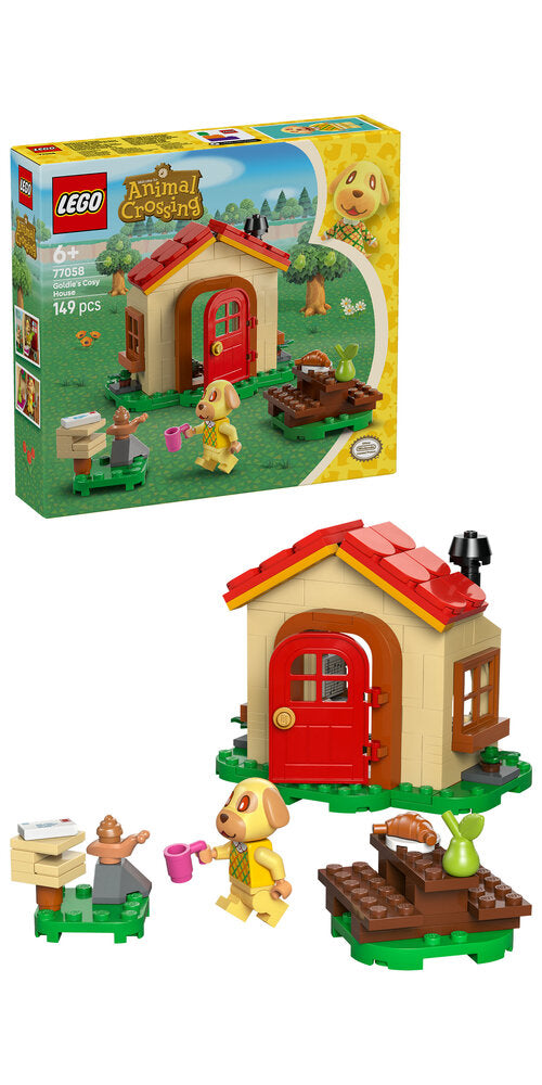 77058 LEGO Animal Crossing Goldie i sit hyggelige hus