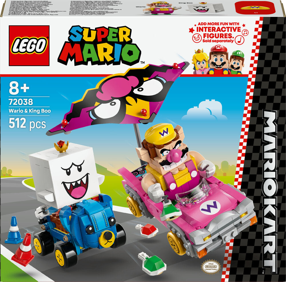 72038 LEGO Super Mario Mario Kart™ – Wario og King Boo