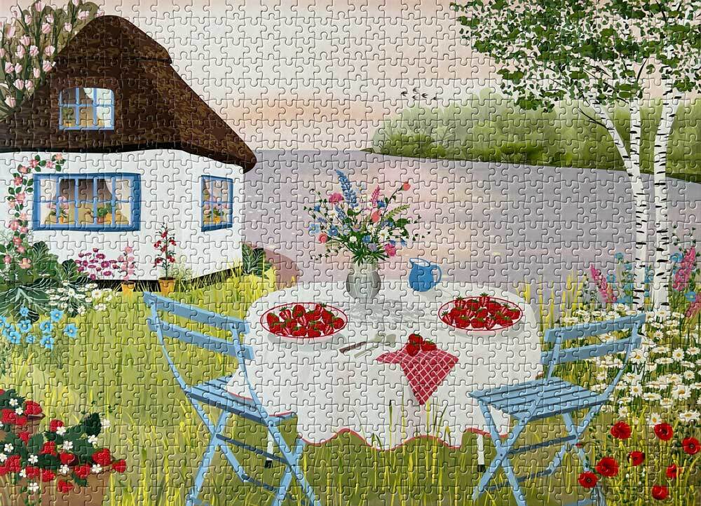 Puslespil sweet strawberries 1000 brikker