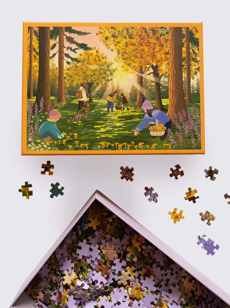 Puslespil forest treasures 1000 brikker