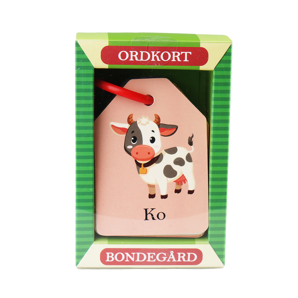 Ordkort - På Bondegården