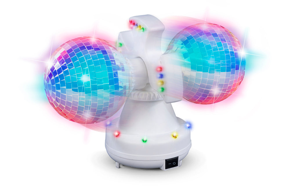 D2 TWIN KUGLER MED RAINBOWLYS
