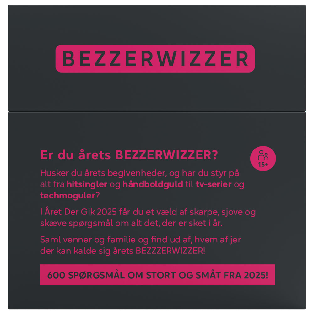 Bezzerwizzer Året der Gik 2025