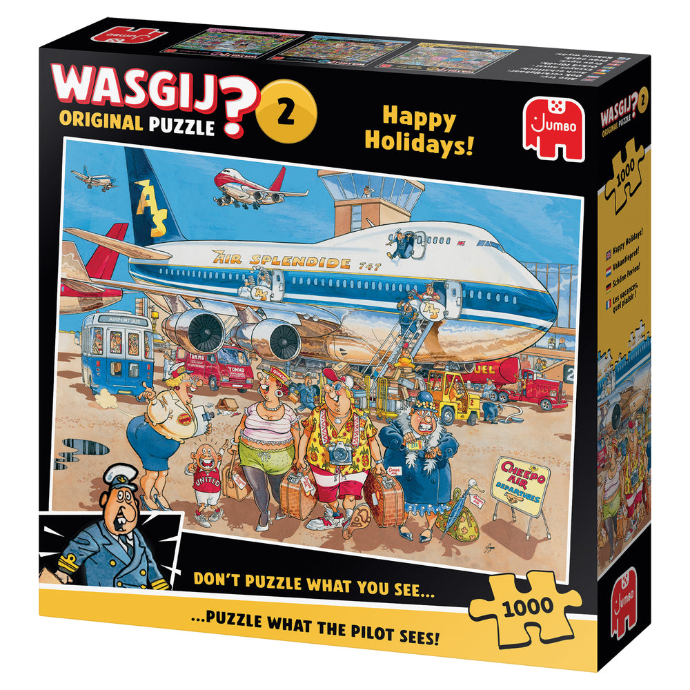 PUSLESPIL WASGIJ ORIGINAL 2 HAPPY DAYS! 1000 BRIKKER