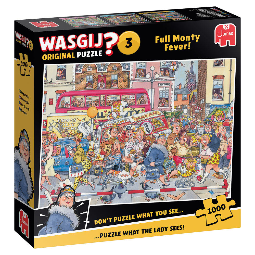 PUSLESPIL WASGIJ ORIGINAL 3 FULL MONTY FEVER! 1000 BRIKKER