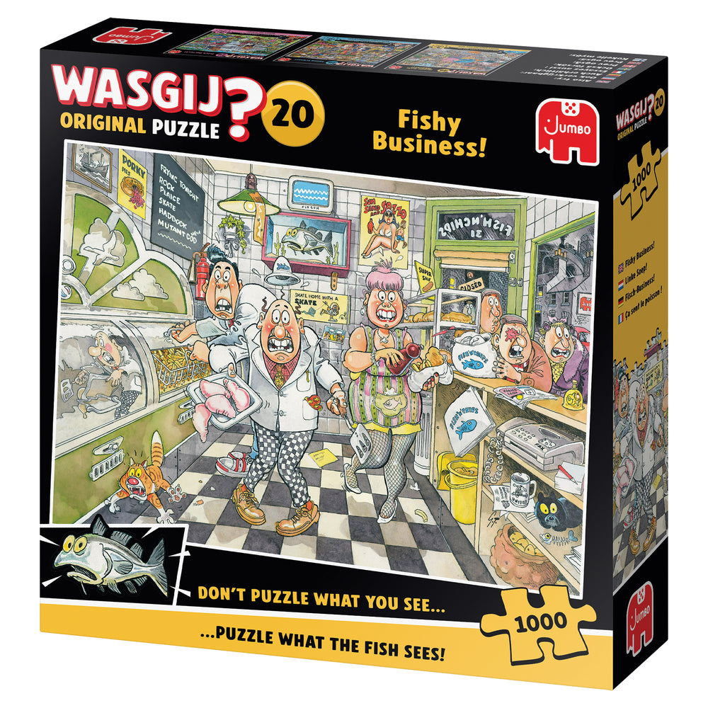 PUSLESPIL WASGIJ ORIGINAL 20 FISHY BUSINESS! 1000 BRIKKER