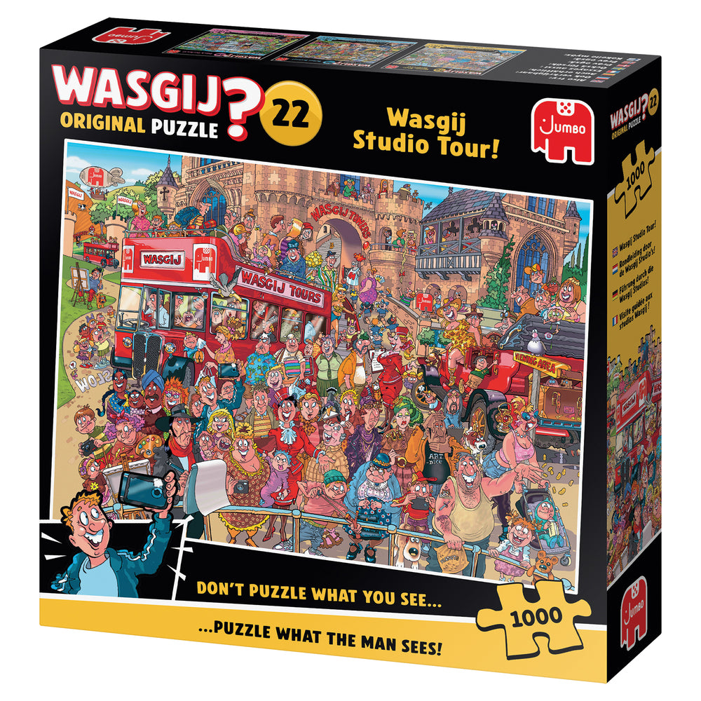 PUSLESPIL WASGIJ ORIGINAL 22 STUDIO TOUR! 1000 BRIKKER