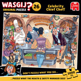 PUSLESPIL WASGIJ ORIGINAL 26 CELEBRITY CHIEF CHEF! 1000 BRIKKER