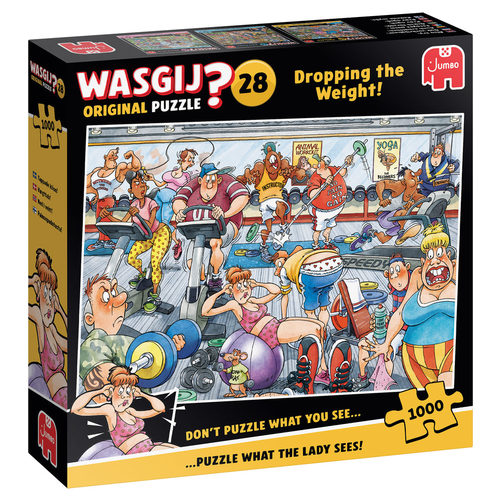 PUSLESPIL WASGIJ ORIGINAL 28 DROPPING THE WEIGHT! 1000 BRIKKER
