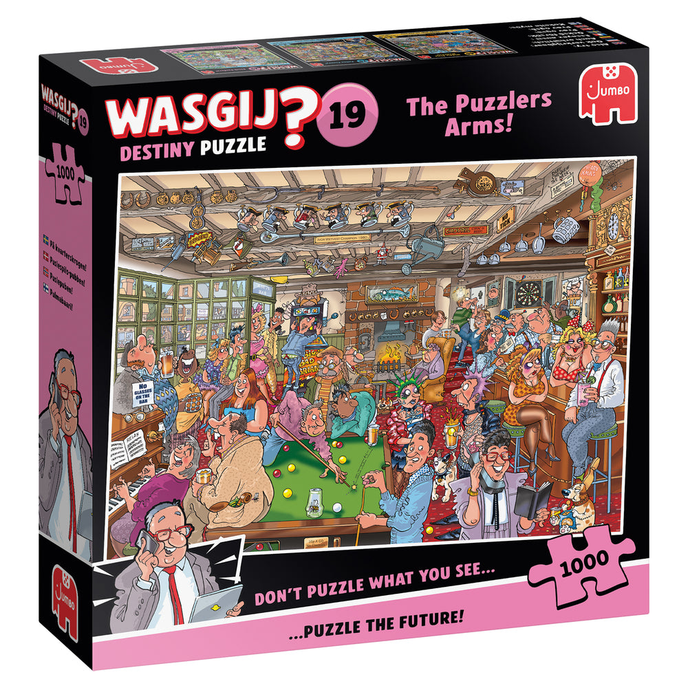 PUSLESPIL WASGIJ DESTINY 19 THE PUZZLERS ARMS! 1000 BRIKKER