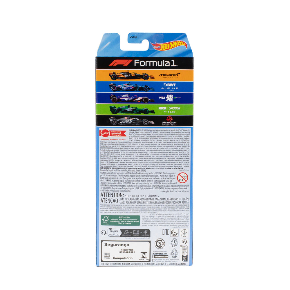 D2 Hot Wheels F1 Racing 5 Pak