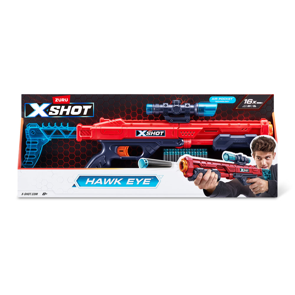 D2 Xshot Excel Hawk Eye med 16 darts