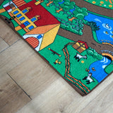 Legetæppe - Bondegård - 140 x 200 cm