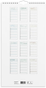 Familiekalender 2026 trendart 6 personer