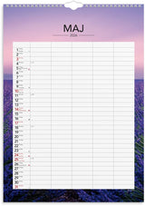 Familiekalender 2026 otto dickmeiss a3 6 kol