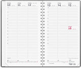 Week planner 2026 uge vinyl mørk grå