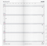 Index planner 2026 refill m/tlf register