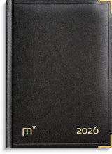 Kalender årbog 2026 dag kunstskind sort