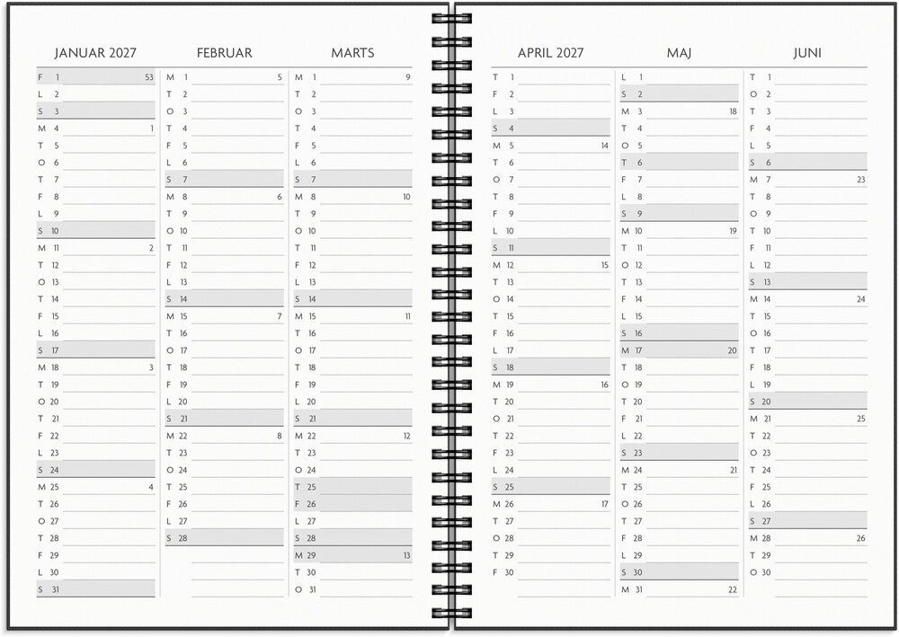 Ugekalender 2026 få det gjort a5