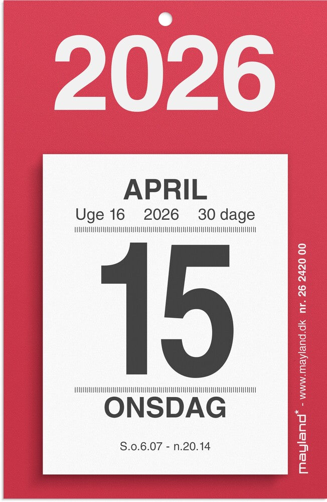 Afrivningskalender lille 2026