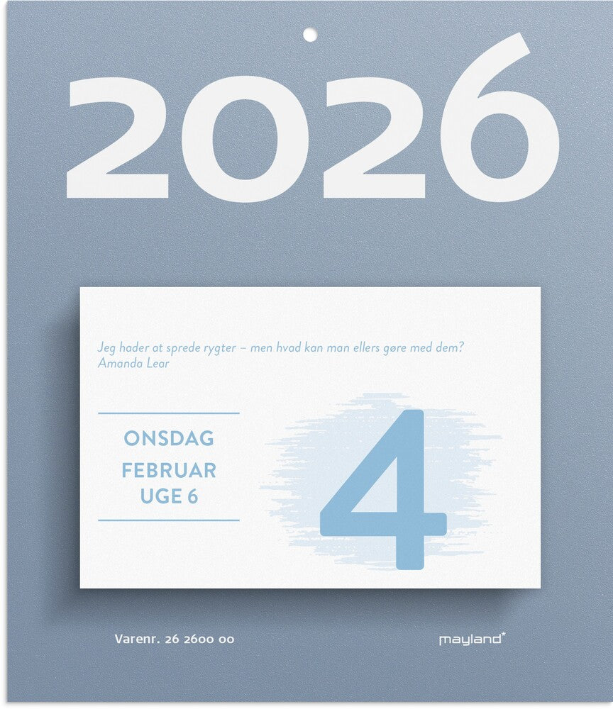Afrivningskalender 2026 humør