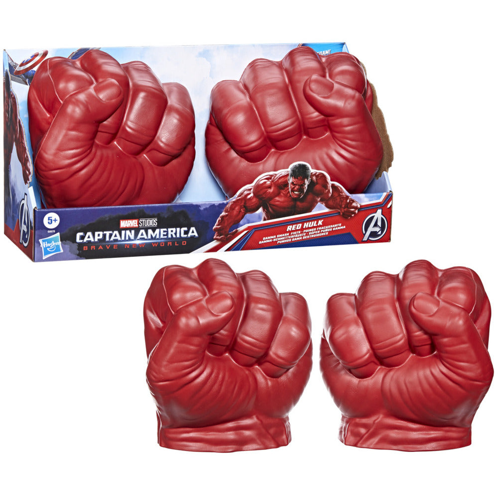 Marvel Avengers Captain America: Brave New World Red Hulk Gamma Smash Fists
