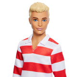 Barbie Fashionista Ken Dukke Rød & Hvid Striber