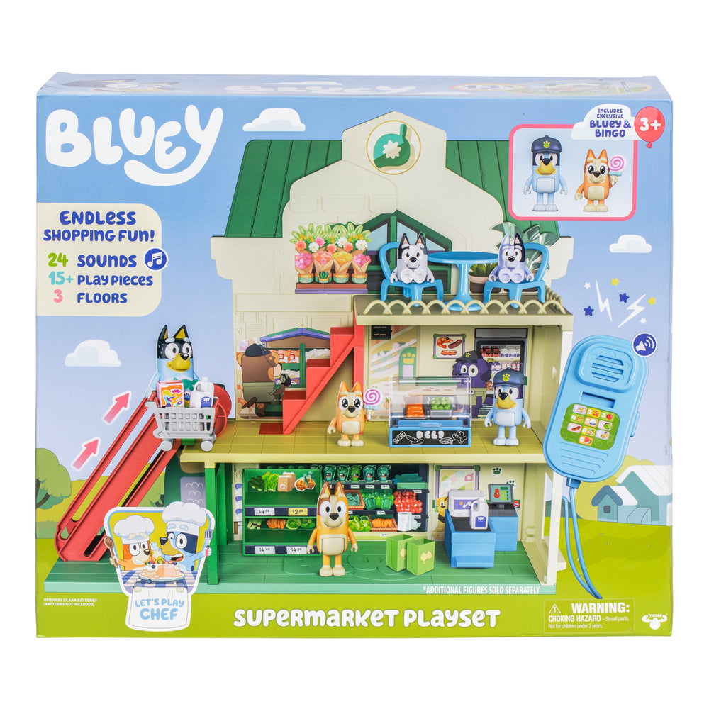 D2 Blueys' supermarked legesæt