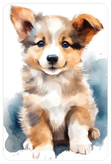 Diamond art hund 10 x 15 cm