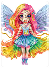 Diamond art FE farverig 13 x 18 cm