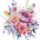 Diamond art MIX blomsterbuket 40 x 40 cm