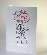 Kort Dobbelt m/konvolut All You Need Is Love