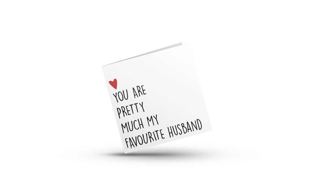 Kort Dobb. Konvolut You Are Pretty Much My Favourite Husband