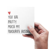 Kort Dobb. Konvolut You Are Pretty Much My Favourite Husband