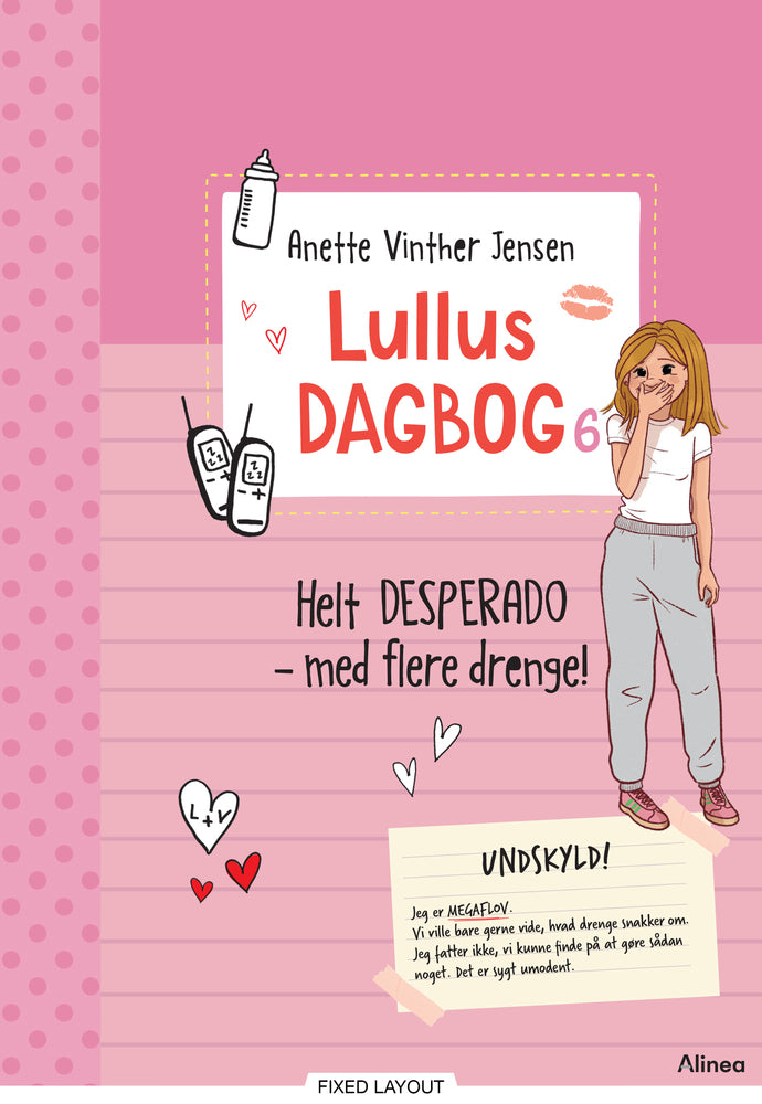 Lullus dagbog 6, Helt desperado - med flere drenge! Rød Læseklub