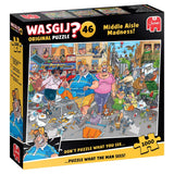 Puslespil Wasgij Original 46 Middle Aisle Madness! 1000 brikker