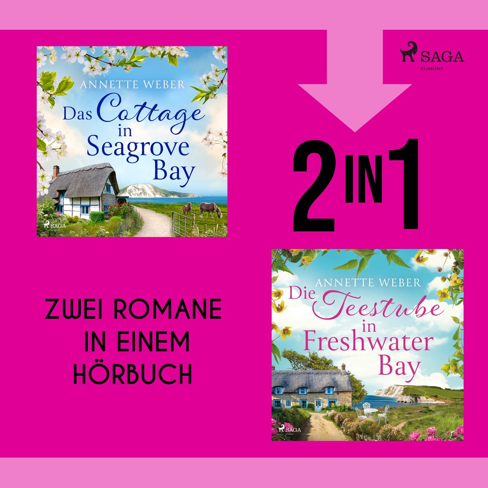 Das Cottage in Seagrove Bay & Die Teestube in Freshwater Bay