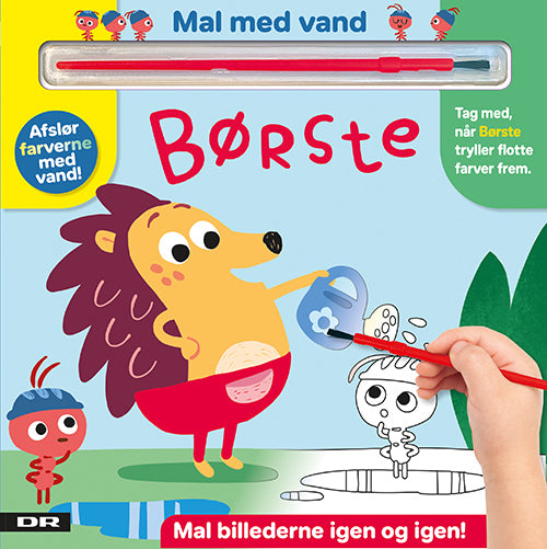 D1 Minisjang - Mal med vand - Børste