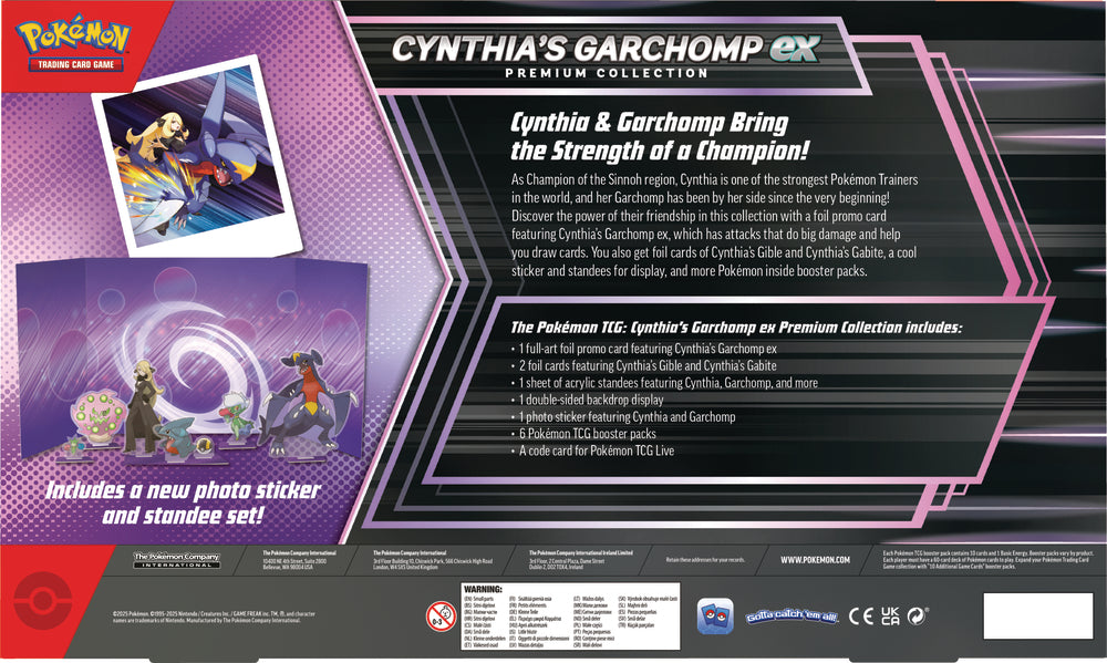 Pokemon Box EX Premium Collection Cynthia's Garchomp