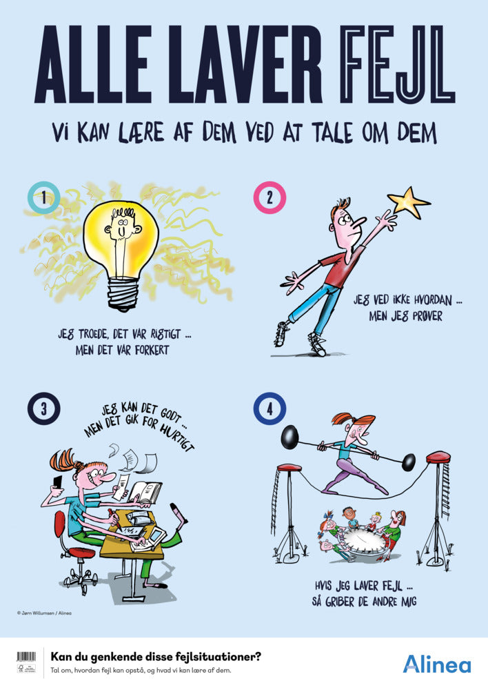 Plakat: Alle laver fejl