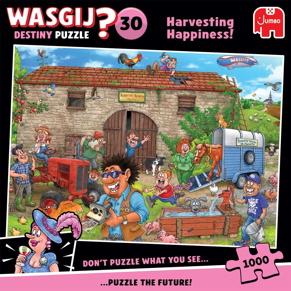 Puslespil Wasgij Destiny 30 Harvesting Happiness! 1000 brikker