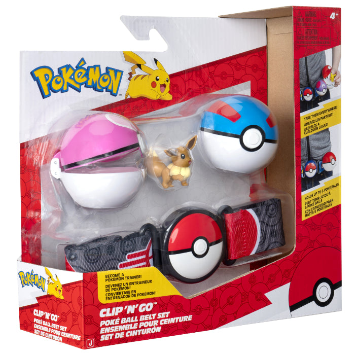 Pokemon clip n go belt set Eevee